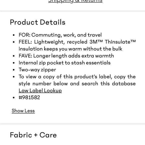 Athleta Whisper Featherless Puffer Parka - Picture 8 of 8